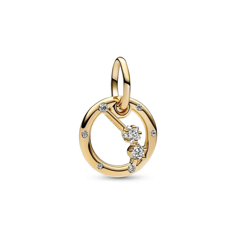 Pandora Dierenriem hangende bedel Ram goudverguld 762719C01