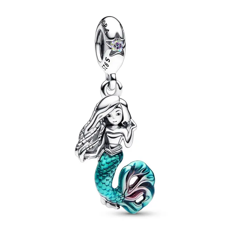 Pandora Disney De Kleine Zeemeermin Ariël Hangende Bedel zilver 792695C01