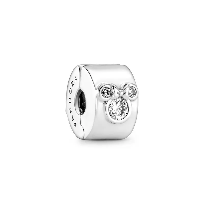 Pandora Disney Mickey Mouse & Minnie Mouse Clip Bedel zilver 790111C01
