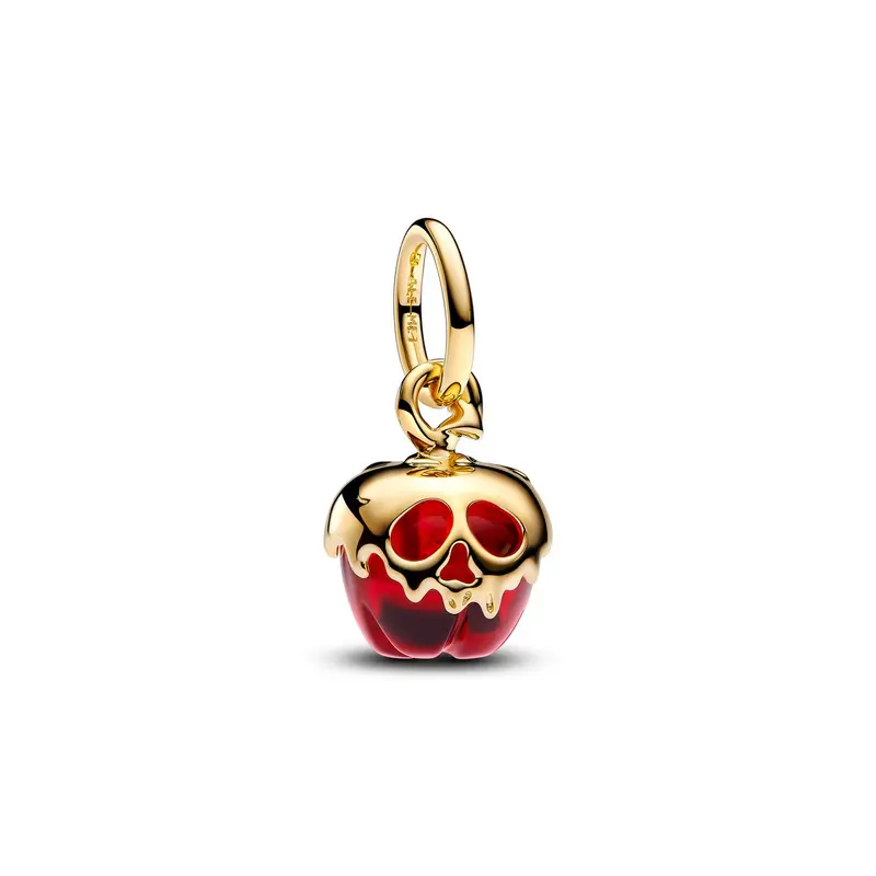 Pandora Disney Schurken Boze Koningin Appel Hangende Bedel goudverguld 763421C01