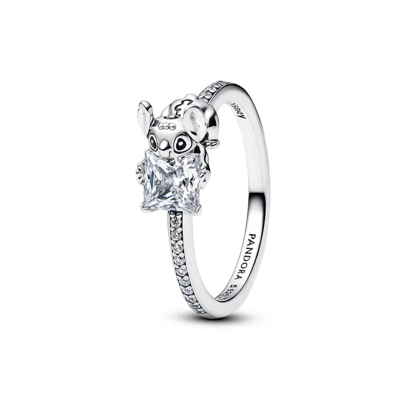 Pandora Disney Stitch & Steen Ring zilver 193740C01