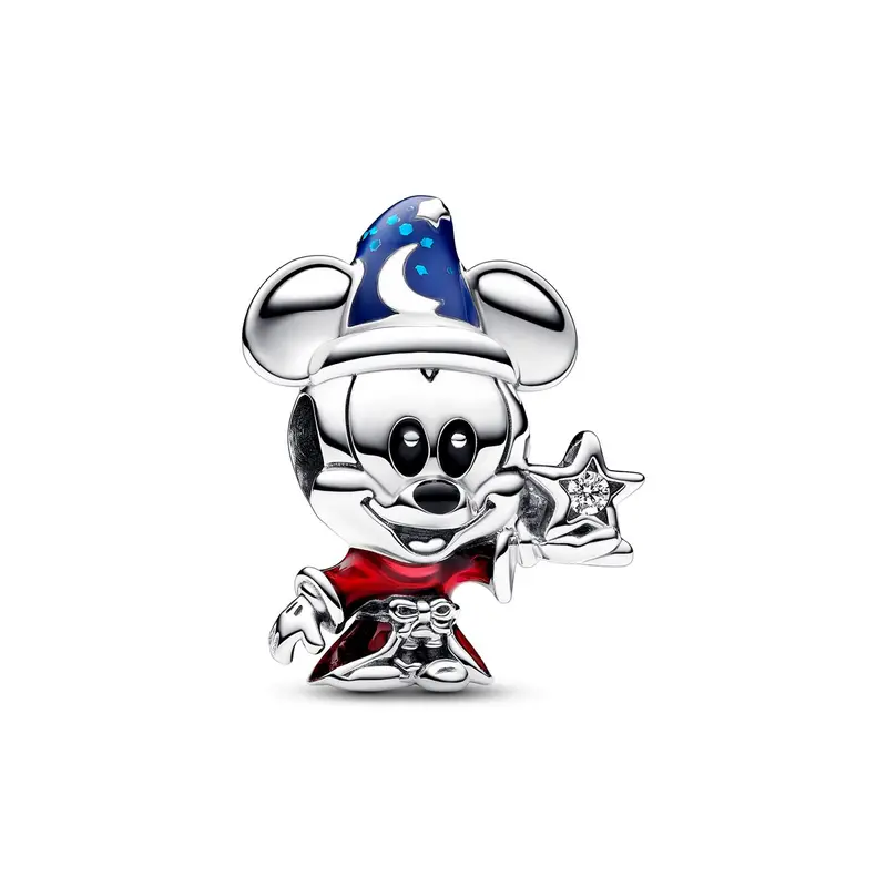 Pandora Disney Tovenaarsleerling Mickey Bedel zilver 792954C01