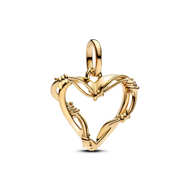 Pandora Draadhart Hangende Bedel goudverguld 762526C00