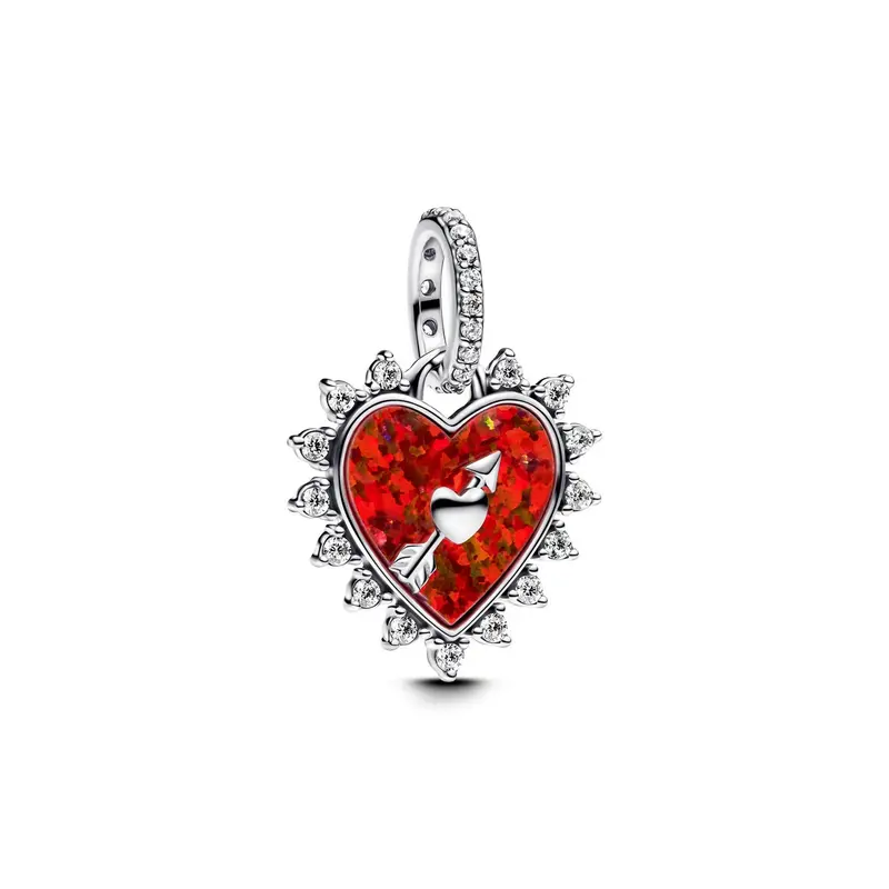 Pandora Draaibare Pijl Hart Hangende Bedel zilver 793667C01