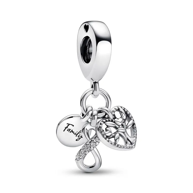 Pandora Family Infinity Triple Hangende Bedel zilver 792201C01