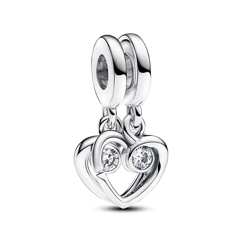 Pandora Forever & Always Deelbare Hangende Bedel zilver 793232C01