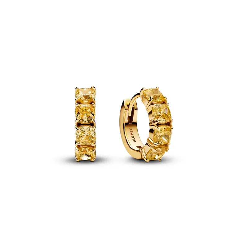 Pandora Gele oorbellen goudverguld 263851C02