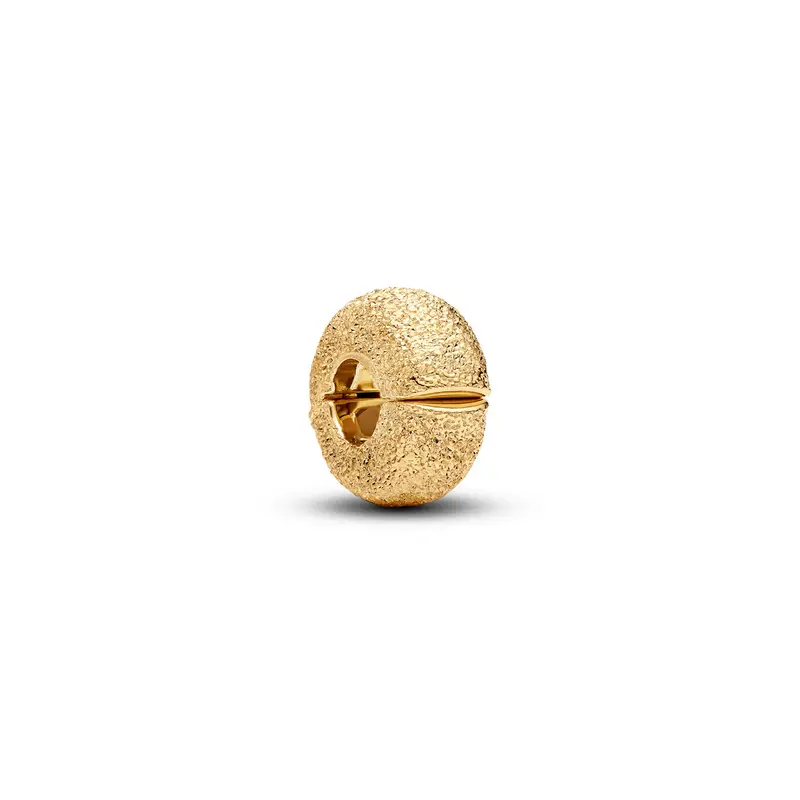 Pandora Getextureerde Mini Clipbedel goudverguld 764771C00