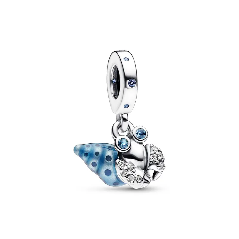 Pandora Glow-in-the-dark Heremietkrab Hangende Bedel zilver 792700C01