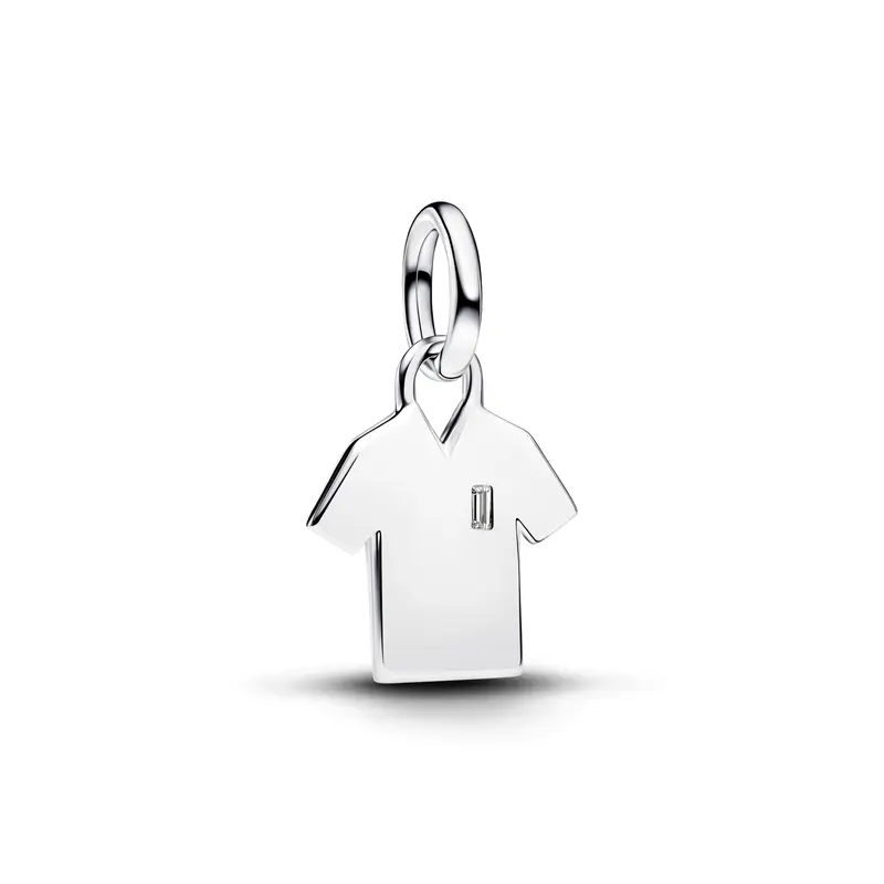 Pandora Graveerbaar Voetbalshirt Hangende Bedel zilver 794708C01