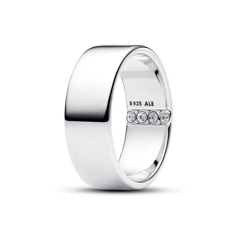 Pandora Graveerbare Brede Bandring zilver 194774C01