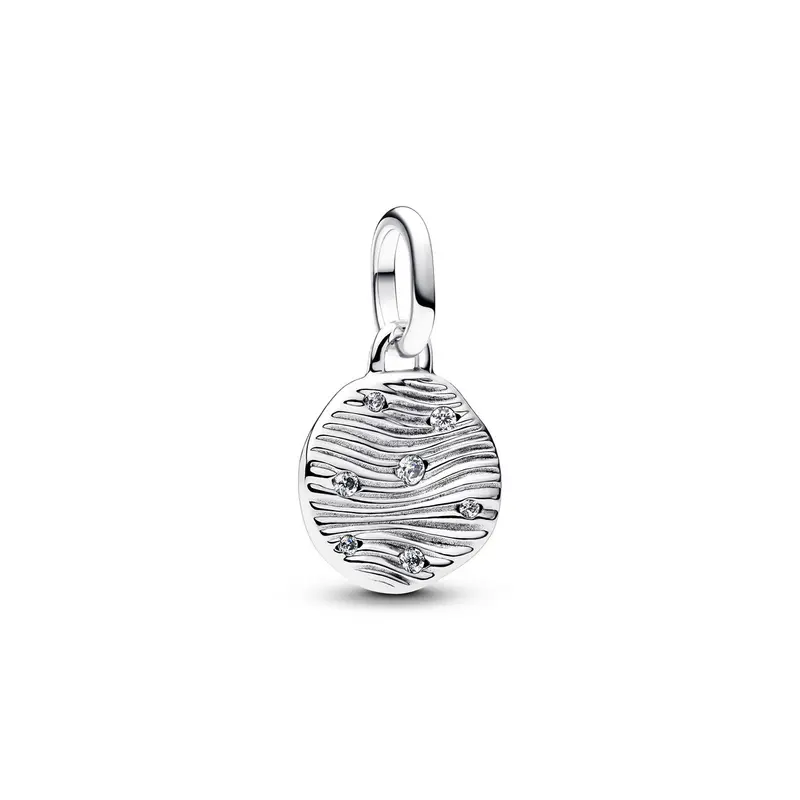 Pandora Graveerbare Mini Medaillonbedel zilver 793860C01