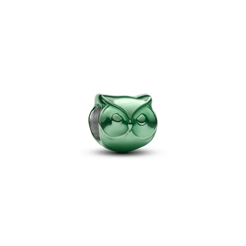 Pandora Groene Uil Minibedel zilver 794900C01