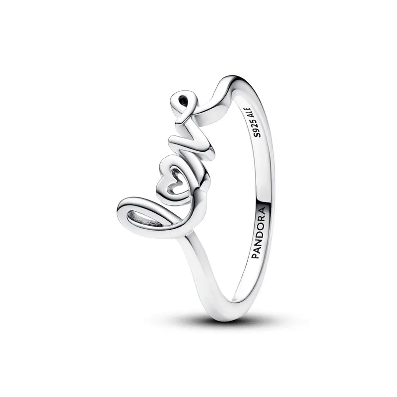 Pandora Handgeschreven love ring zilver 193058C00