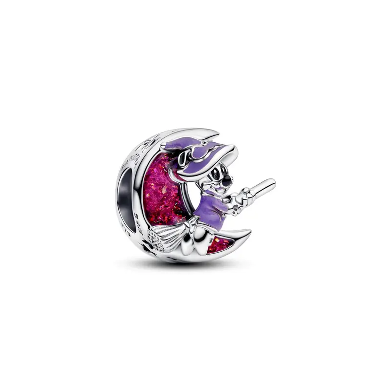 Pandora Hangende bedel Disney Parks Minnie Mouse glow-in-the-dark zilver 793981C01