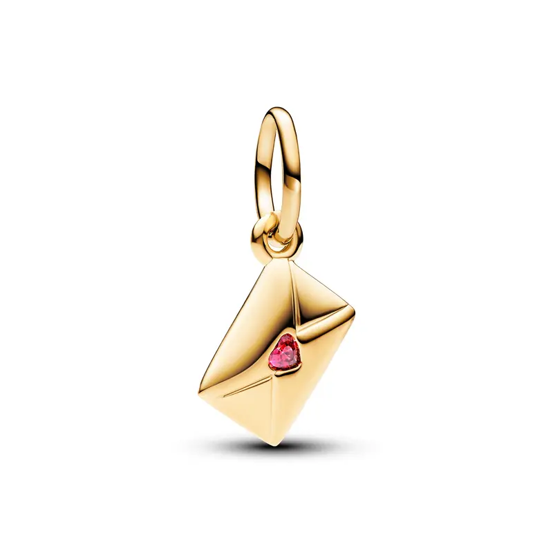 Pandora Hangende bedel envelop liefdesbrief goudverguld 762606C01