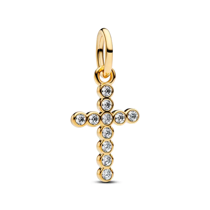 Pandora Hangende bedel kruis goudverguld 764063C01