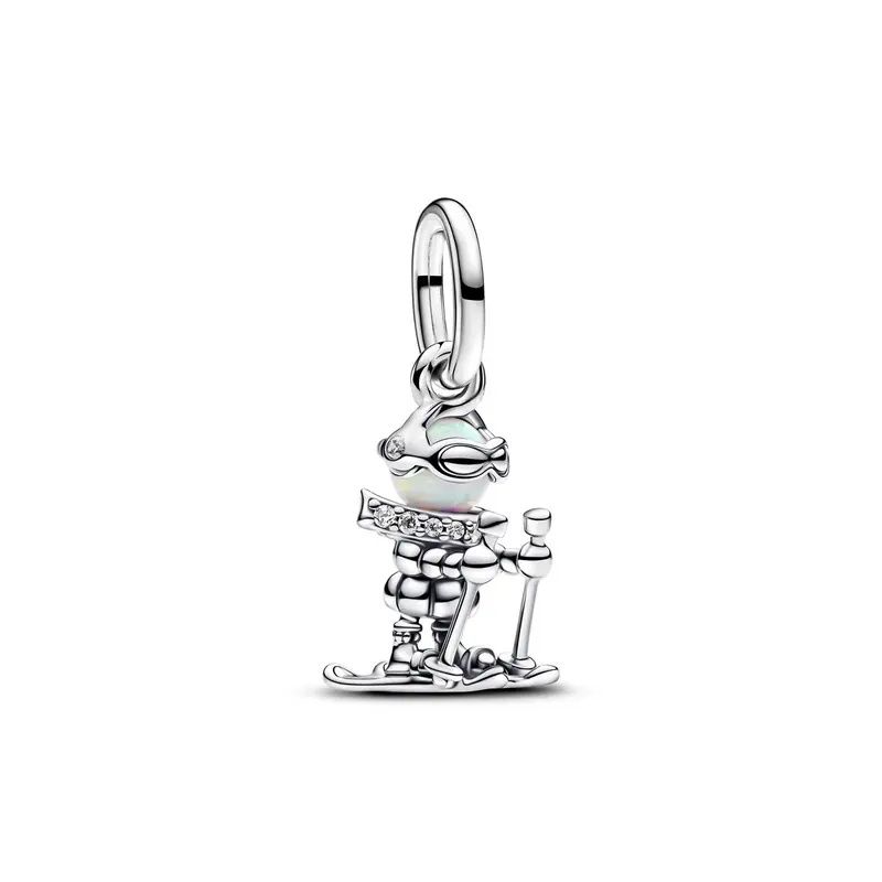 Pandora Hangende bedel met skiër zilver 793514C01