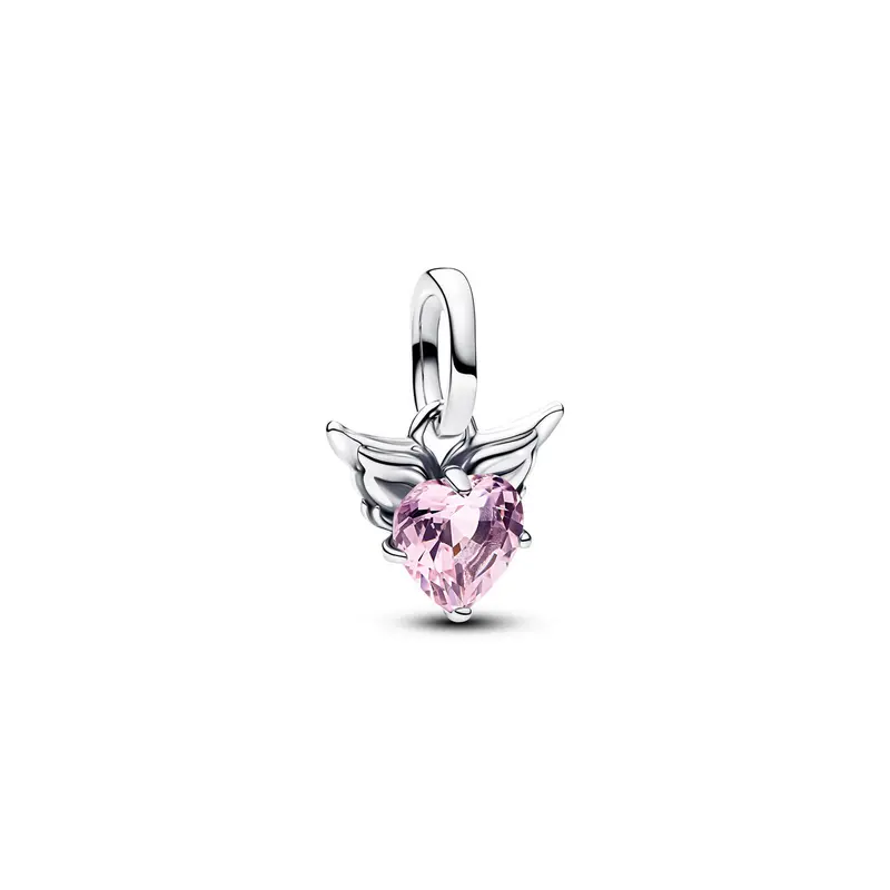 Pandora Hart met Vleugels Mini-Hangende Bedel zilver 793626C02