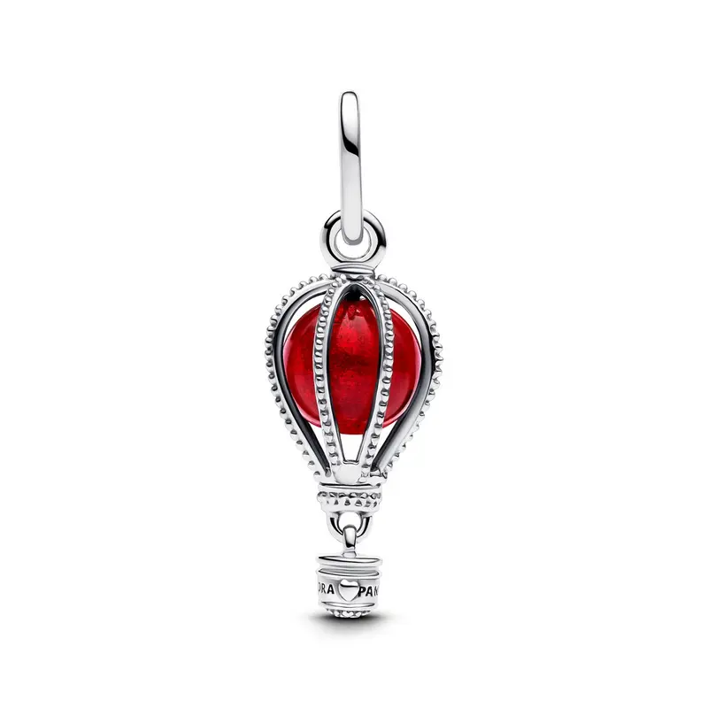 Pandora Heteluchtballon Muranoglas Hangende Bedel zilver 798064C01
