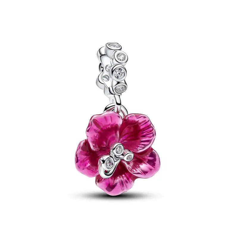 Pandora Hibiscus Hangende Bedel zilver 794698C01