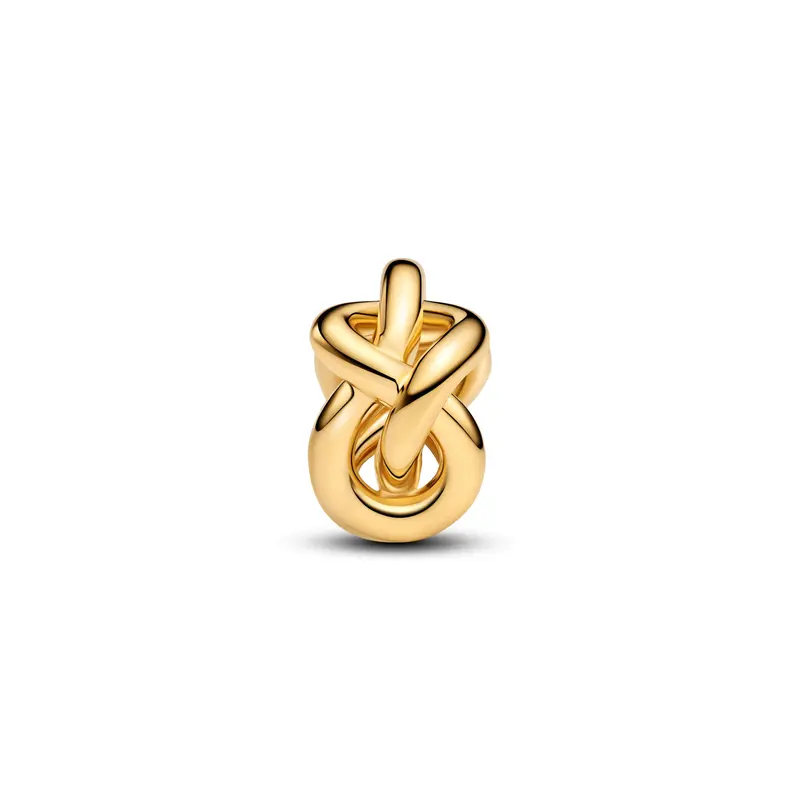 Pandora Infinity Knot-bedel goudverguld 763755C00