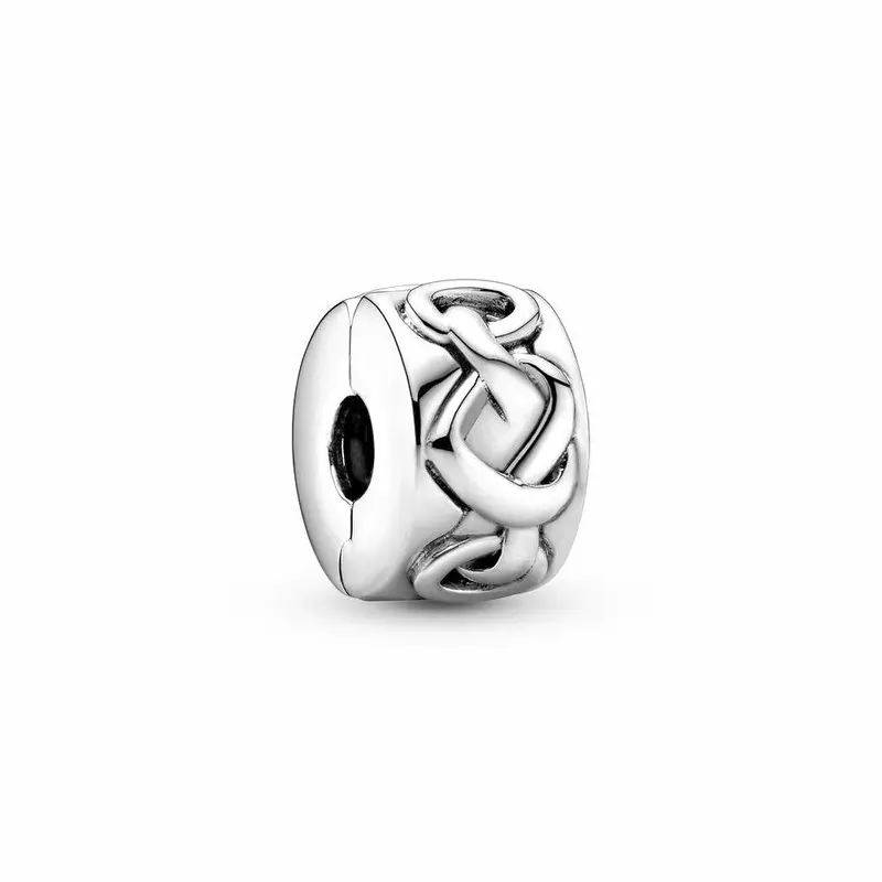 Pandora Knotted Hearts Clip Bedel zilver 798035