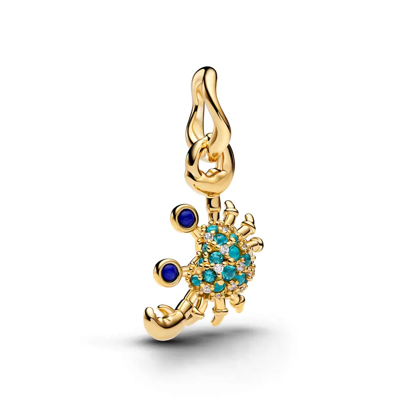 Pandora Krab Hangende Bedel goudverguld 764684C01