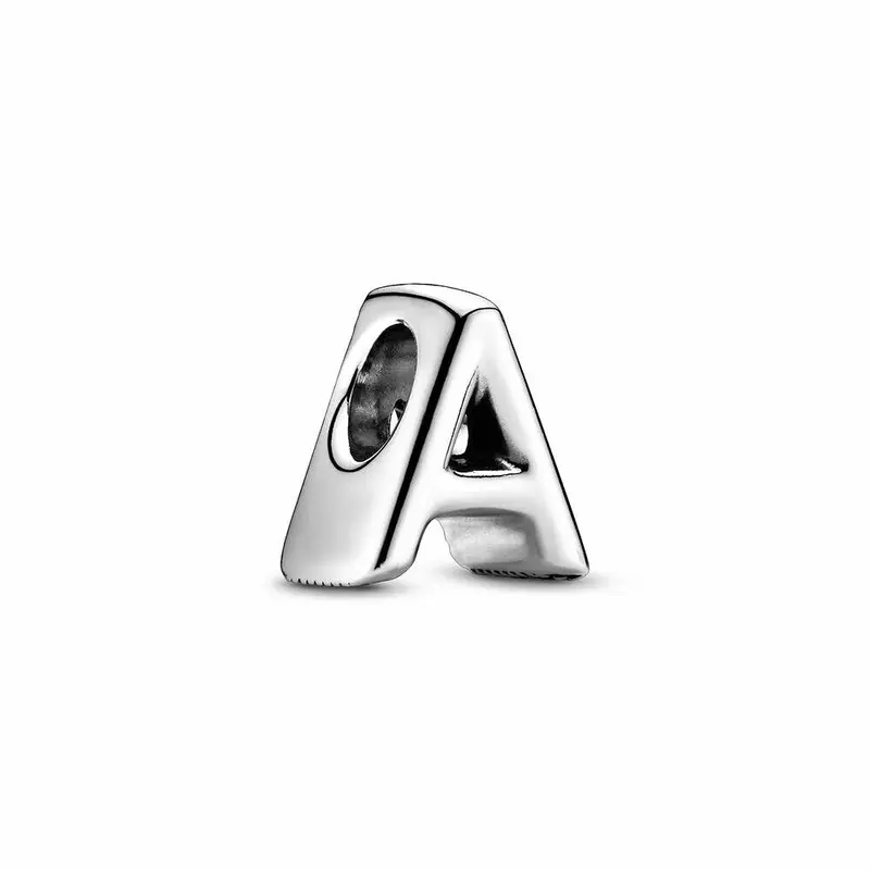 Pandora Letter A Alfabetbedel zilver 797455