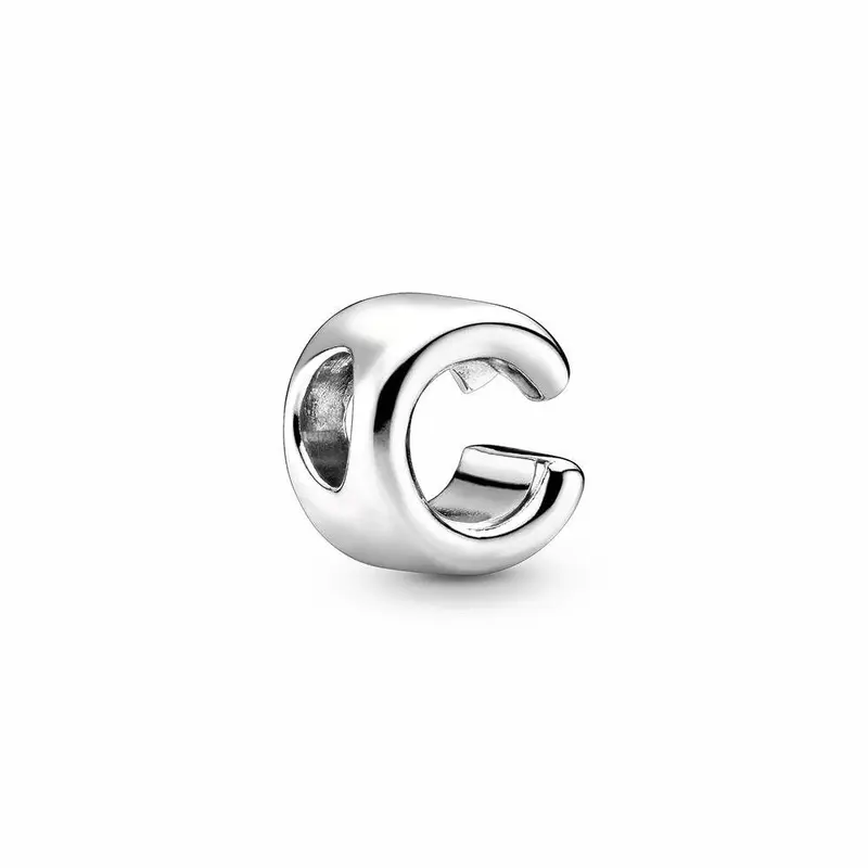 Pandora Letter C Alfabetbedel zilver 797457