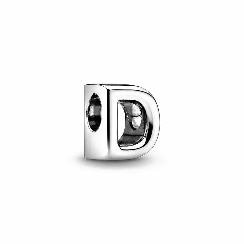 Pandora Letter D Alfabetbedel zilver 797458