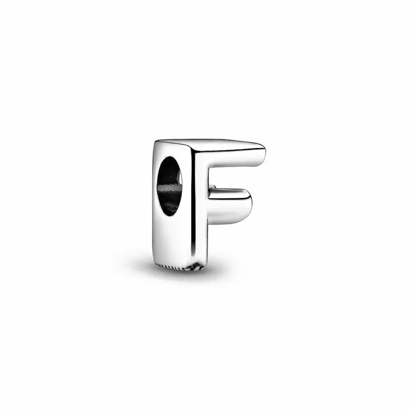 Pandora Letter F Alfabetbedel zilver 797460
