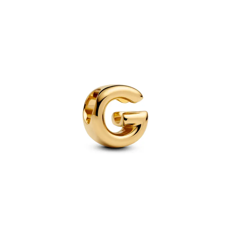Pandora Letter G Alfabetbedel goudverguld 763953C00