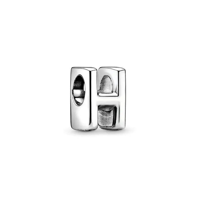 Pandora Letter H Alfabetbedel zilver 797462