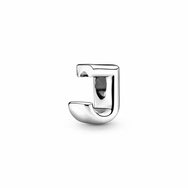 Pandora Letter J Alfabetbedel zilver 797464