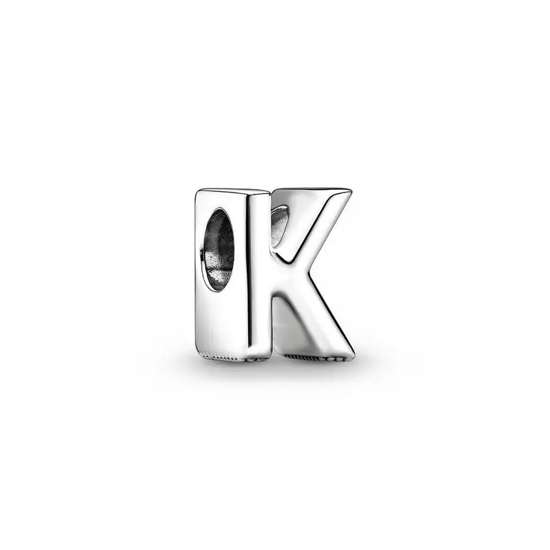 Pandora Letter K Alfabetbedel zilver 797465