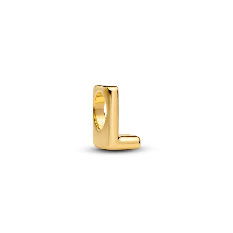 Pandora Letter L Alfabetbedel goudverguld 763958C00