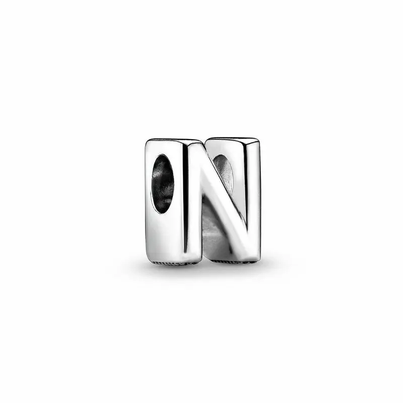Pandora Letter N Alfabetbedel zilver 797468