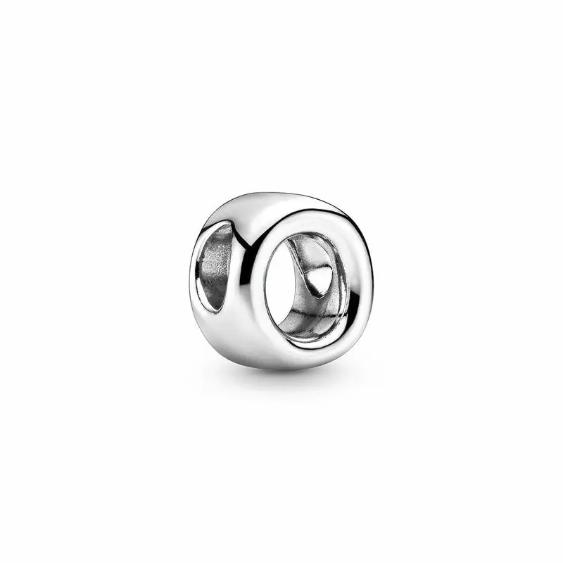 Pandora Letter O Alfabetbedel zilver 797469