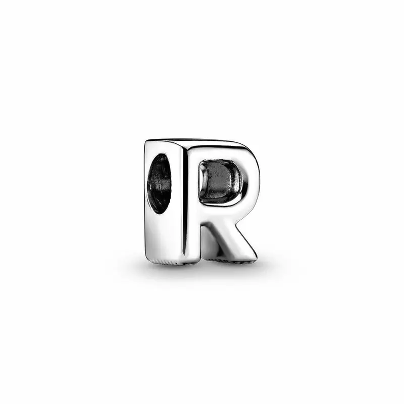 Pandora Letter R Alfabetbedel zilver 797472
