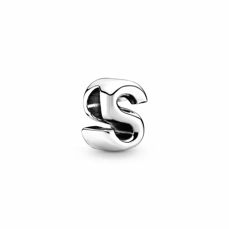 Pandora Letter S Alfabetbedel zilver 797473