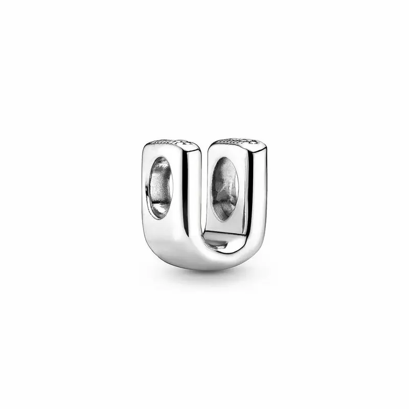 Pandora Letter U Alfabetbedel zilver 797475