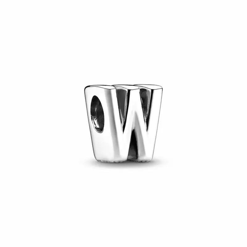 Pandora Letter W Alfabetbedel zilver 797477