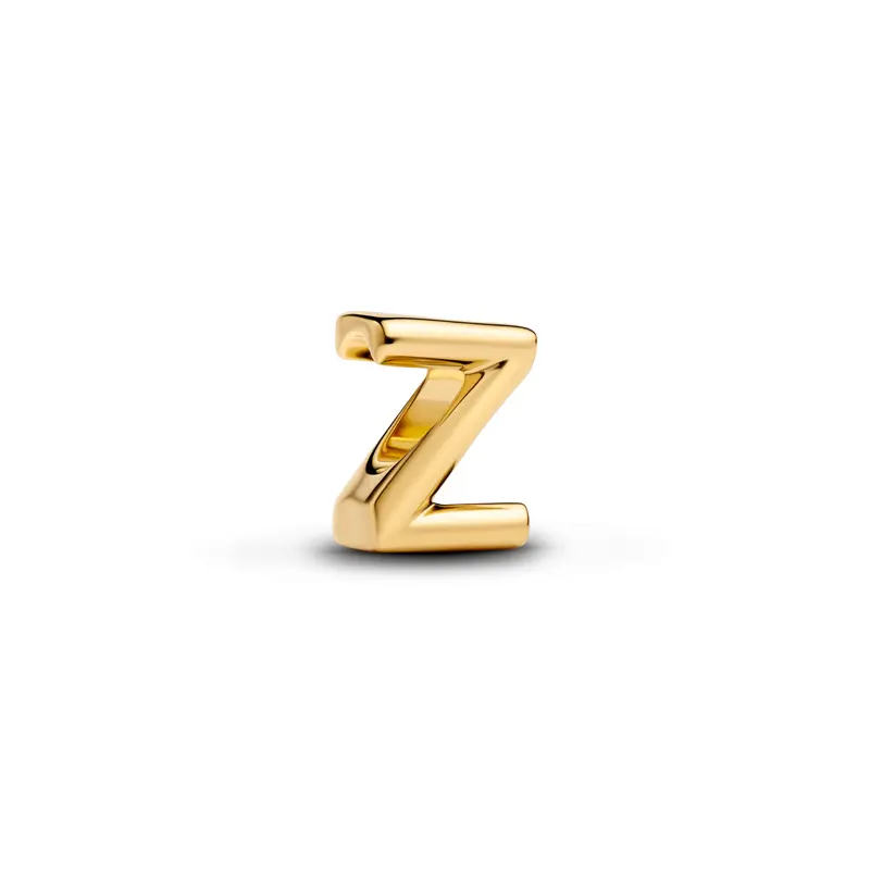 Pandora Letter Z Alfabetbedel goudverguld 763972C00
