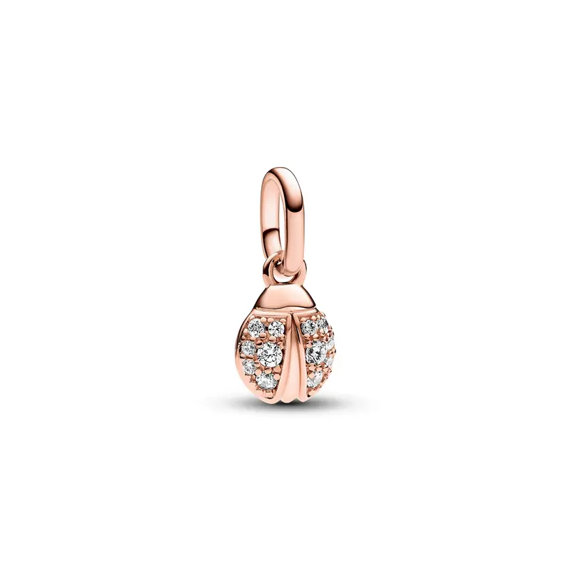 Pandora Lieveheersbeestje Hangende Bedel roségoudverguld 783043C01