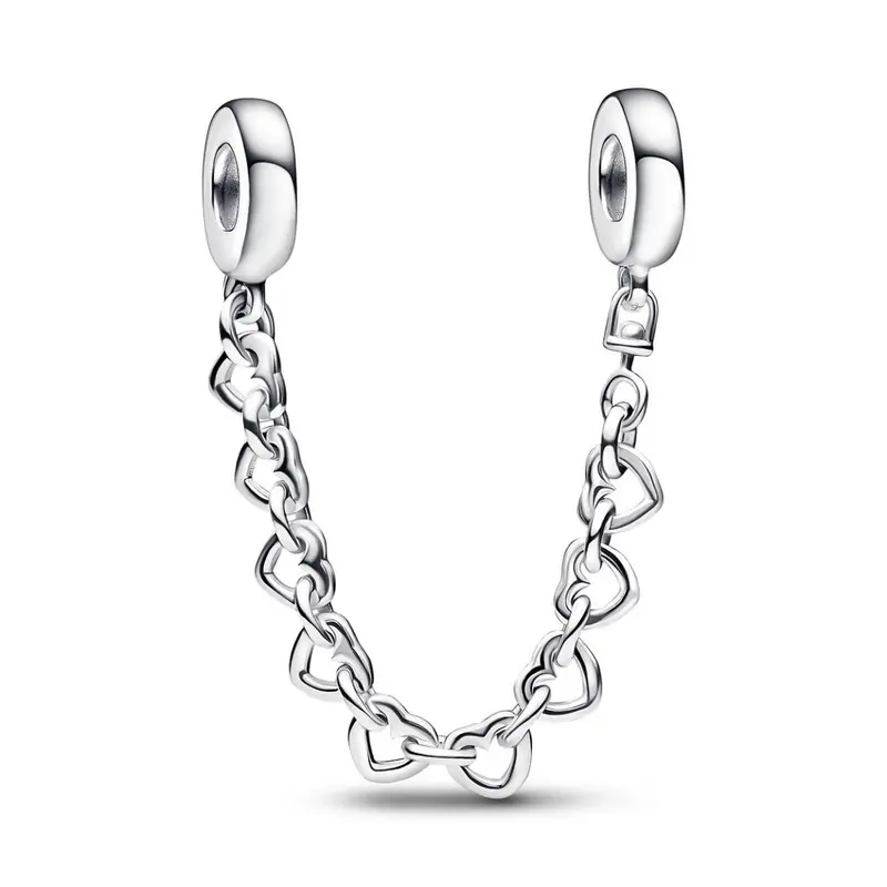 Pandora Linked Hearts Veiligheidsketting zilver 792274C00