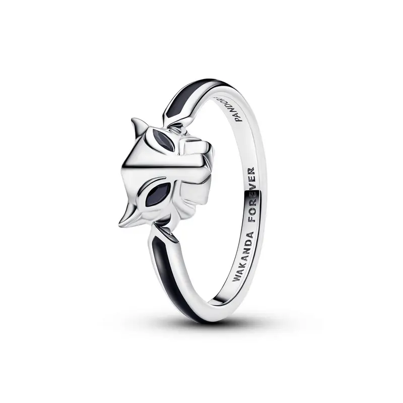 Pandora Marvel Black Panther-ring zilver 194223C01