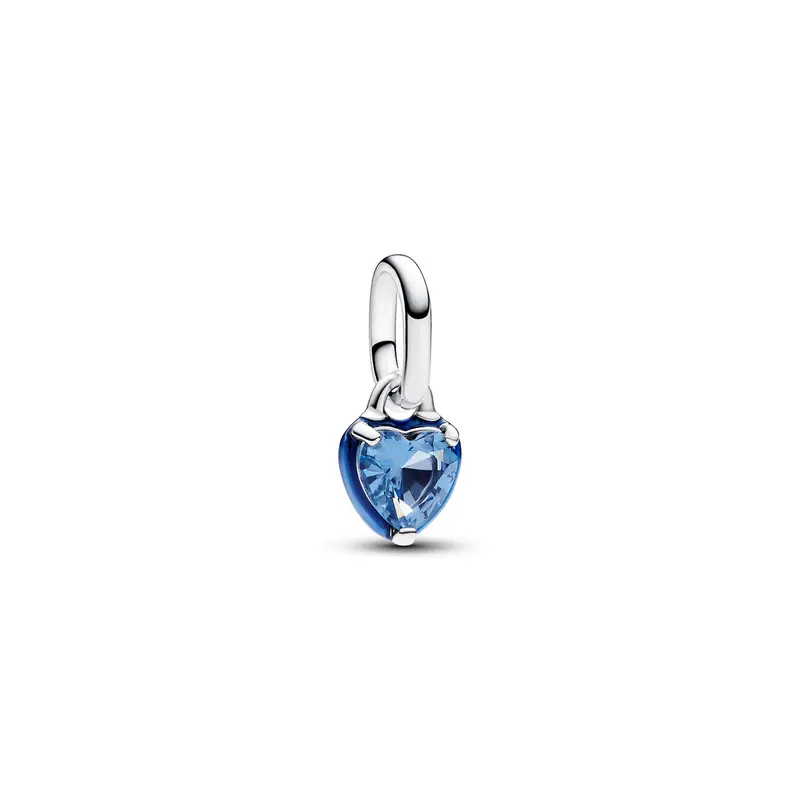 Pandora ME Blue Chakra Heart Mini Hangende Bedel zilver 793042C02