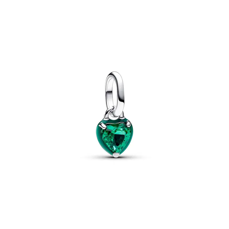 Pandora ME Groene Paarse Chakra Hart Mini Hangende Bedel zilver 793042C03
