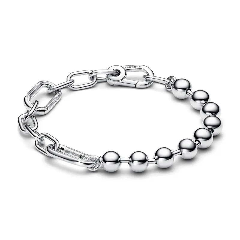 Pandora ME metalen beads & schakelarmband zilver 592793C00